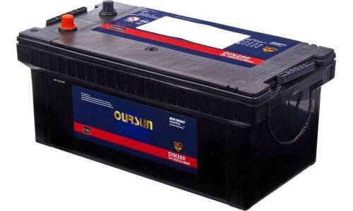 Аккумулятор Oursun 190H52R, 200Ач, CCA 1080А, необслуживаемый, арт. DIN200