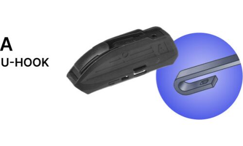 Щётка стеклоочистителя Avantech Snowguard Level UP 275мм (11") каркасная, зимняя, крепление J-Hook, 1 шт, арт. SL-11