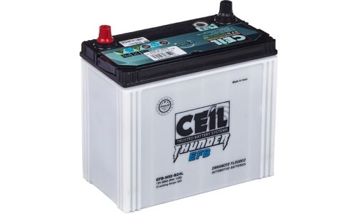 Аккумулятор CEIL Thunder N55/70B24L, 50Ач, CCA 520А, необслуживаемый, технология EFB