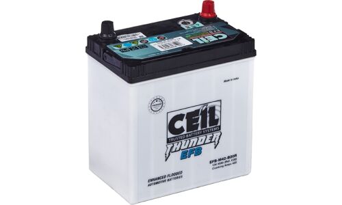 Аккумулятор CEIL Thunder M-42R/60B20R, 40Ач, CCA 420А, необслуживаемый, технология EFB