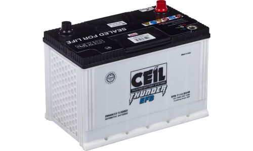 Аккумулятор CEIL Thunder T110R/125D31R, 100Ач, CCA 820А, необслуживаемый, технология EFB