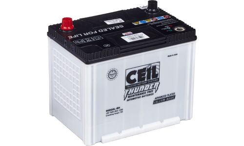 Аккумулятор CEIL Thunder 90D26L-BH, 75Ач, CCA 730А, необслуживаемый, с бортиком
