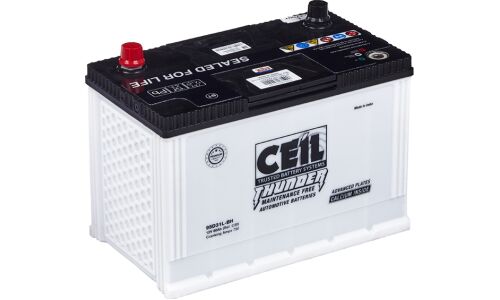 Аккумулятор CEIL Thunder 95D31L-BH, 80Ач, CCA 750А, необслуживаемый, с бортиком