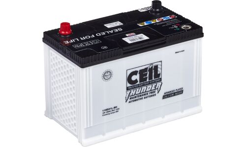 Аккумулятор CEIL Thunder 115D31L-BH, 100Ач, CCA 850А, необслуживаемый, с бортиком