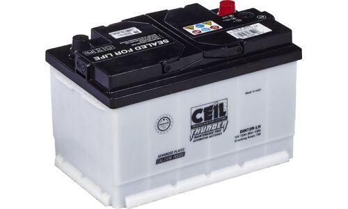 Аккумулятор CEIL Thunder LBN3R/LB3R, 72Ач, CCA 750А, необслуживаемый, арт. DIN72R-LH