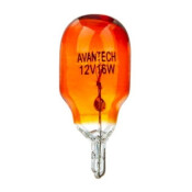 Лампа Avantech Autolamp Bulbs WY16W (W2.1x9.5d, T15), 12В, 16Вт, оранжевая, арт. AIB1781A