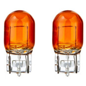 Лампа Avantech Autolamp Bulbs WY21W (WX3x16d, T20), 12В, 21Вт, оранжевая, комплект 2 шт, арт. AIB1870AP