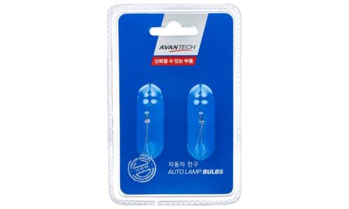 Лампа Avantech Autolamp Bulbs (без цоколя, T3.4), 14В, 1.12Вт, комплект 2 шт, арт. AIB1592P