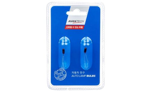 Лампа Avantech Autolamp Bulbs (без цоколя, T3), 14В, 0.84Вт, комплект 2 шт, арт. AIBE1550P