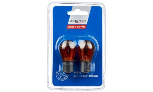 Лампа Avantech Autolamp Bulbs P27W (BA15s, S25), 12В, 27Вт, комплект 2 шт, арт. AIB4574AP