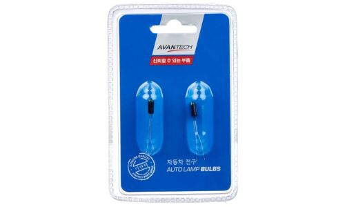 Лампа Avantech Autolamp Bulbs (без цоколя, T4.2), 14В, 1.12Вт, зелёная, комплект 2 шт, арт. AIBE1537P