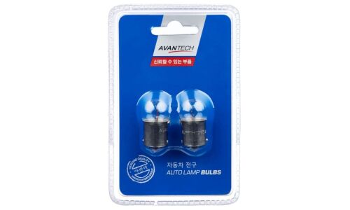 Лампа Avantech Autolamp Bulbs R5W (BA15s, G18), 5В, 12Вт, комплект 2 шт, арт. AIB3451P