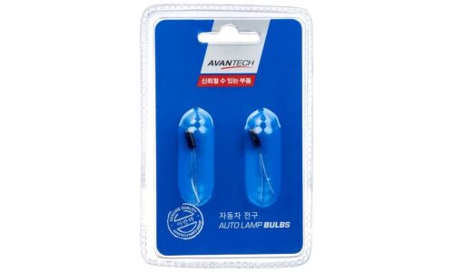 Лампа Avantech Autolamp Bulbs (без цоколя, T4.2), 14В, 1.12Вт, зелёная, комплект 2 шт, арт. AIBE1535P