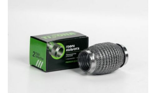 Гофра глушителя Tixona, WireMesh, 40x100мм, арт. P40100WM