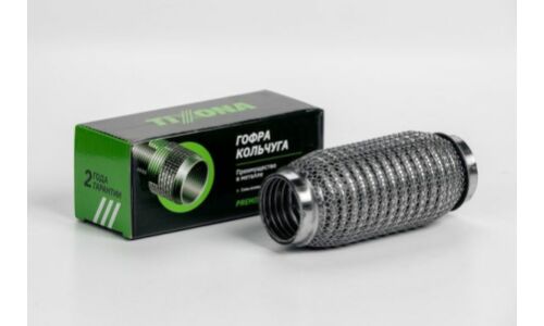 Гофра глушителя Tixona, WireMesh, 40x150мм, арт. P40150WM