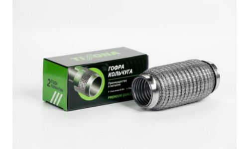 Гофра глушителя Tixona, WireMesh, 45x150мм, арт. P45150WM