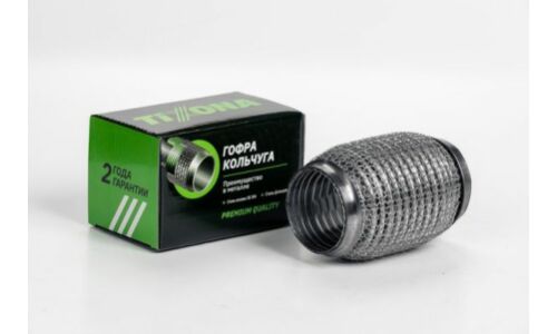 Гофра глушителя Tixona, WireMesh, 55x120мм, арт. P55120WM