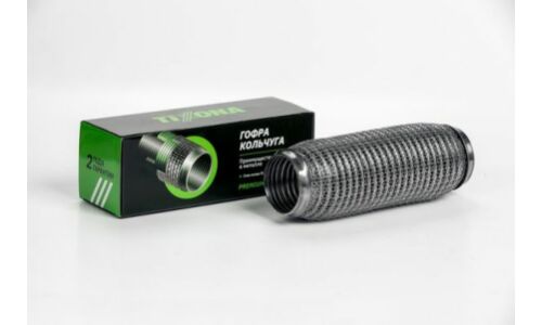 Гофра глушителя Tixona, WireMesh, 55x220мм, арт. P55220WM