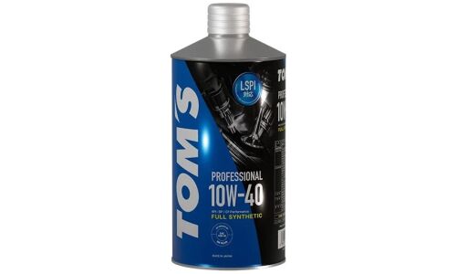 Масло моторное TOM'S Professional 10w40, синтетическое, API SP/CF, универсальное, 1л, арт. 00410-TP140-01