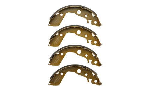 Колодки тормозные барабанные Double Force, комплект на ось (4 шт), арт. DFS83506