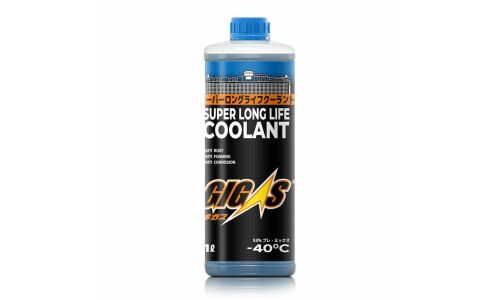 Антифриз GIGAS Super Long Life Coolant SLLC, OAT, синий, -40°C, 1л, арт. SLLC-40B001