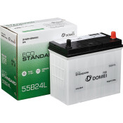 Аккумулятор Domei Eco Standard 55B24L, 45Ач, CCA 490А, необслуживаемый Аккумулятор Domei Eco Standard 55B24L, 45Ач, CCA 490А, необслуживаемый
