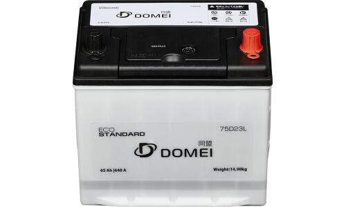 Аккумулятор Domei Eco Standard 75D23L, 65Ач, CCA 649А, необслуживаемый
