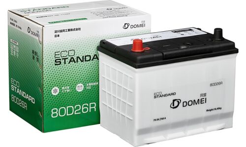 Аккумулятор Domei Eco Standard 80D26R, 70Ач, CCA 760А, необслуживаемый