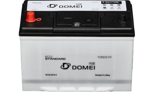Аккумулятор Domei Eco Standard 105D31R, 90Ач, CCA 810А, необслуживаемый