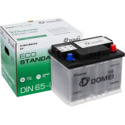 Аккумулятор Domei Eco Standard L2(H5) L, 65Ач, CCA 620А, необслуживаемый