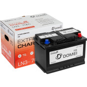 Аккумулятор Domei Extra Charger LN3/L3(H6) L, 70Ач, CCA 760А, необслуживаемый, технология AGM
