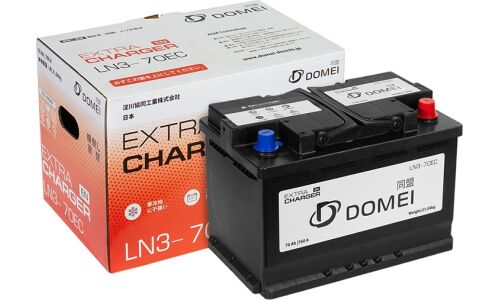 Аккумулятор Domei Extra Charger LN3/L3(H6) L, 70Ач, CCA 760А, необслуживаемый, технология AGM