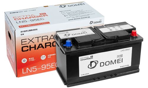 Аккумулятор Domei Extra Charger LN5/L5(H8) L, 95Ач, CCA 850А, необслуживаемый, технология AGM