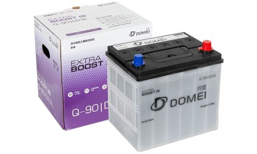Аккумулятор Domei Extra Boost IS Q-90/55D23L, 63Ач, CCA 560, необслуживаемый, технология EFB