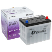 Аккумулятор Domei Extra Boost IS S-95/90D26L, 75Ач, CCA 700А, необслуживаемый, технология EFB