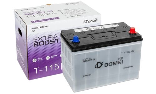 Аккумулятор Domei Extra Boost IS T-115/130D31L, 95Ач, CCA 850А, необслуживаемый, технология EFB