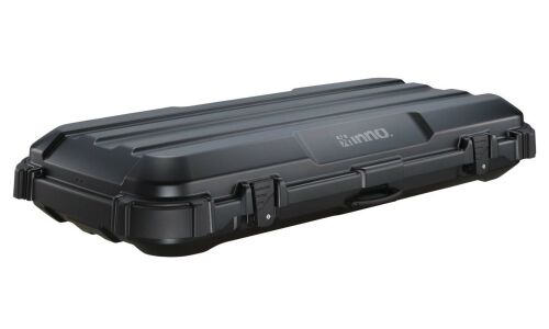 Автобокс на крышу INNO Roof Gear Case 720, пластиковый, 330л, 1850x870x305мм, крепление Memory Mount, двустороннее открывание, чёрный матовый