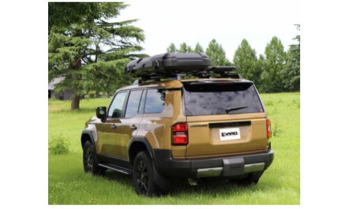 Автобокс на крышу INNO Roof Gear Case 720, пластиковый, 330л, 1850x870x305мм, крепление Memory Mount, двустороннее открывание, чёрный матовый