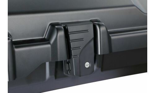 Автобокс на крышу INNO Roof Gear Case 720, пластиковый, 330л, 1850x870x305мм, крепление Memory Mount, двустороннее открывание, чёрный матовый