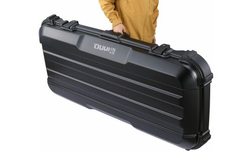 Автобокс на крышу INNO Roof Gear Case 720, пластиковый, 330л, 1850x870x305мм, крепление Memory Mount, двустороннее открывание, чёрный матовый