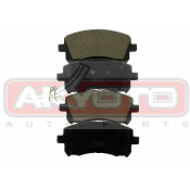 Колодки тормозные дисковые Asva, передние, комплект на ось (4 шт), арт. AKD-1130