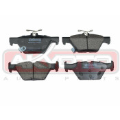 Колодки тормозные дисковые Asva, задние, комплект на ось (4 шт), арт. AKD-08102