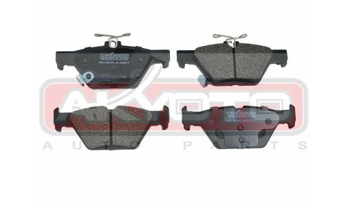 Колодки тормозные дисковые Asva, задние, комплект на ось (4 шт), арт. AKD-08102
