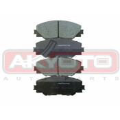 Колодки тормозные дисковые Asva, передние, комплект на ось (4 шт), арт. AKD-9807