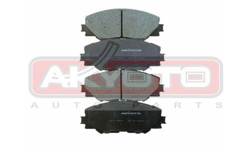 Колодки тормозные дисковые Asva, передние, комплект на ось (4 шт), арт. AKD-9807