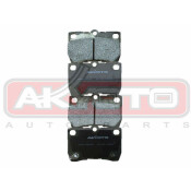 Колодки тормозные дисковые Asva, задние, комплект на ось (4 шт), арт. AKD-9816