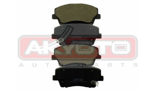 Колодки тормозные дисковые Asva, комплект на ось (4 шт), арт. AKD-12121