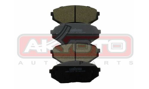 Колодки тормозные дисковые Asva, передние, комплект на ось (4 шт), арт. AKD-1213