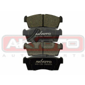 Колодки тормозные дисковые Asva, передние, комплект на ось (4 шт), арт. AKD-1360