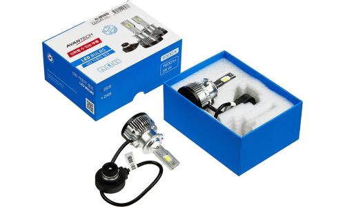 Лампа светодиодная Avantech LED Bulbs D2S (P32d-2), 85В, 35Вт, 6500К, комплект 2 шт, арт. ALBD2S